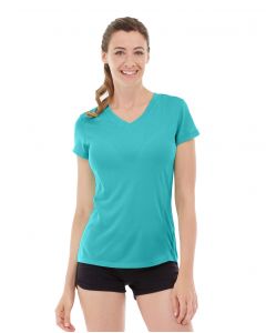 Gabrielle Micro Sleeve Top-L-Blue